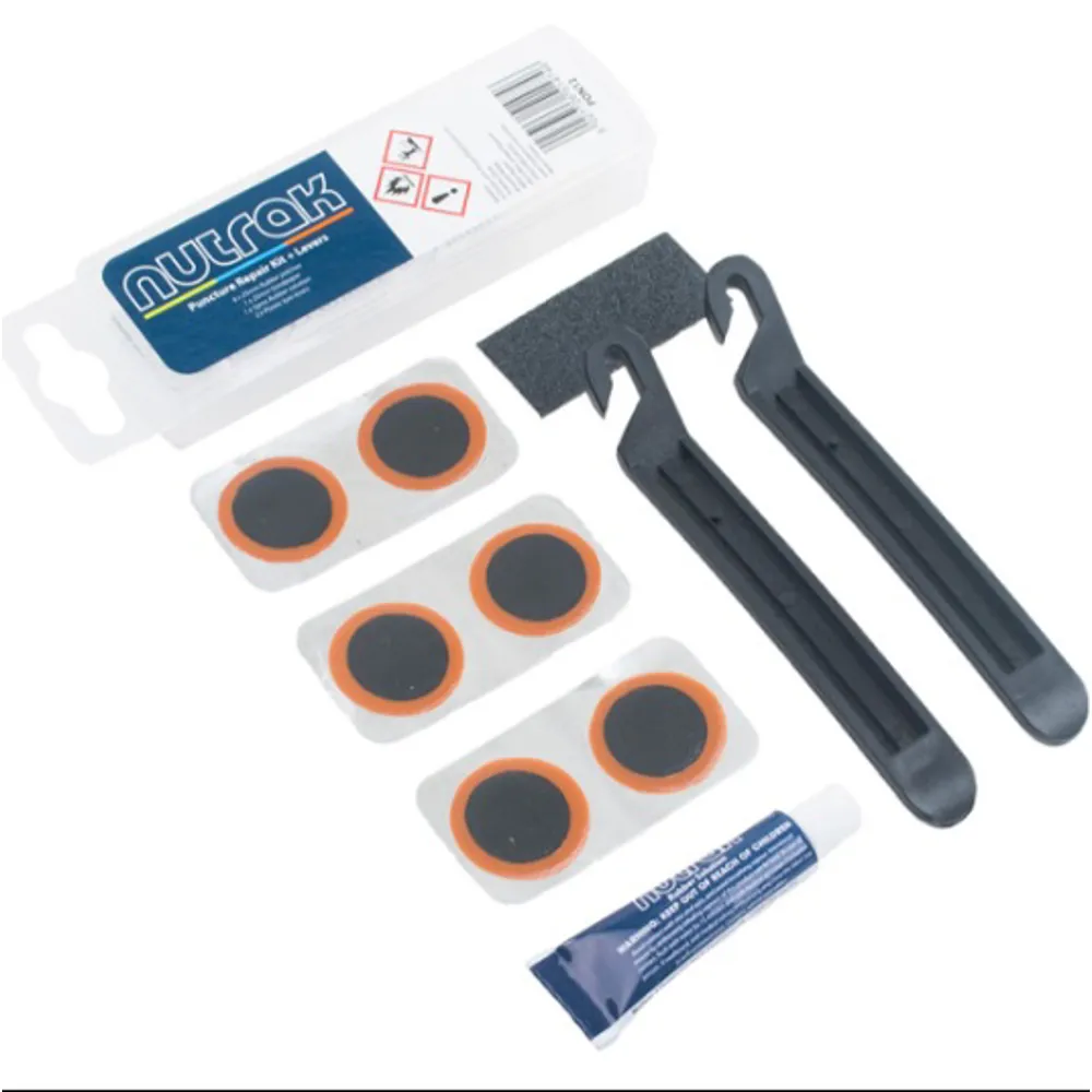 Team Cycles Nutrak Puncture Repair Kit and Tyre Levers | Interest FREE Finance & Online Refund Policy.